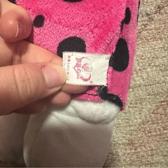 Hello Kitty pink and white flat plush Sanrio stuffed animal - Picture 15 of 16